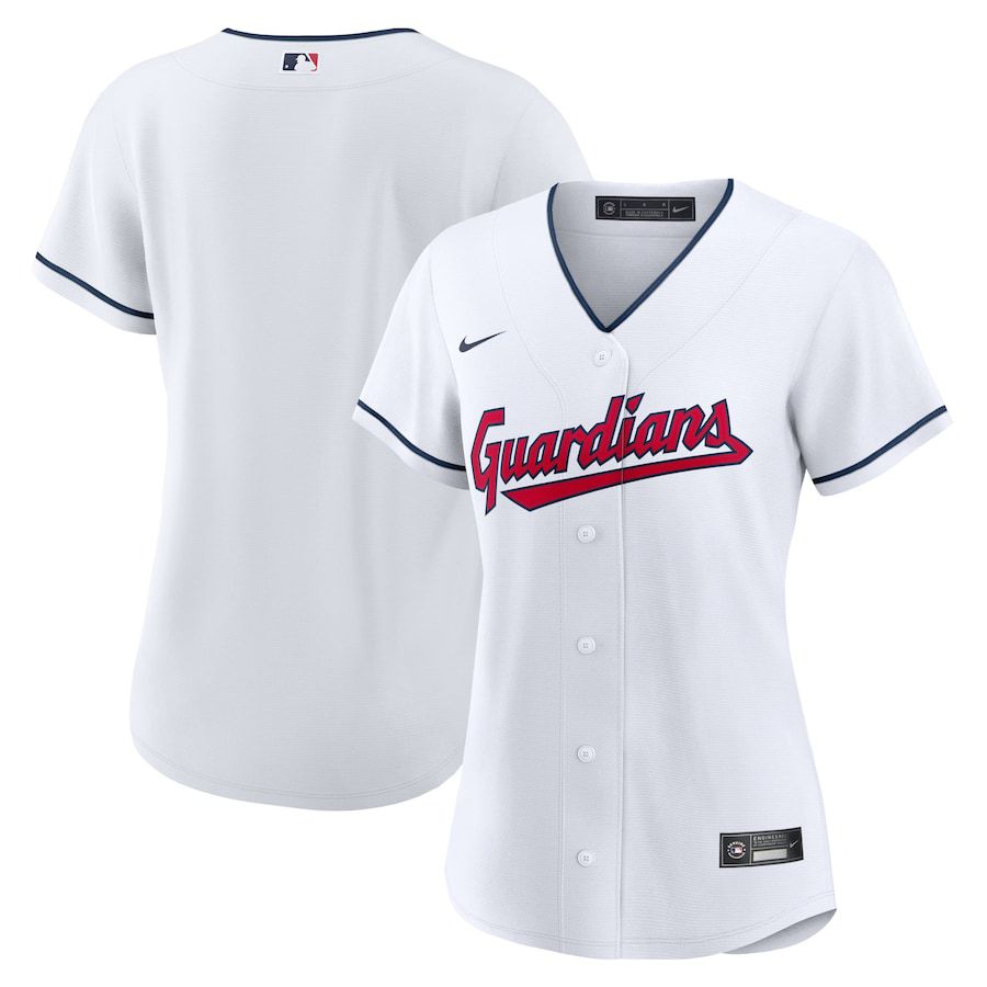 Men Cleveland Guardians Nike White Home Replica Team MLB Jersey